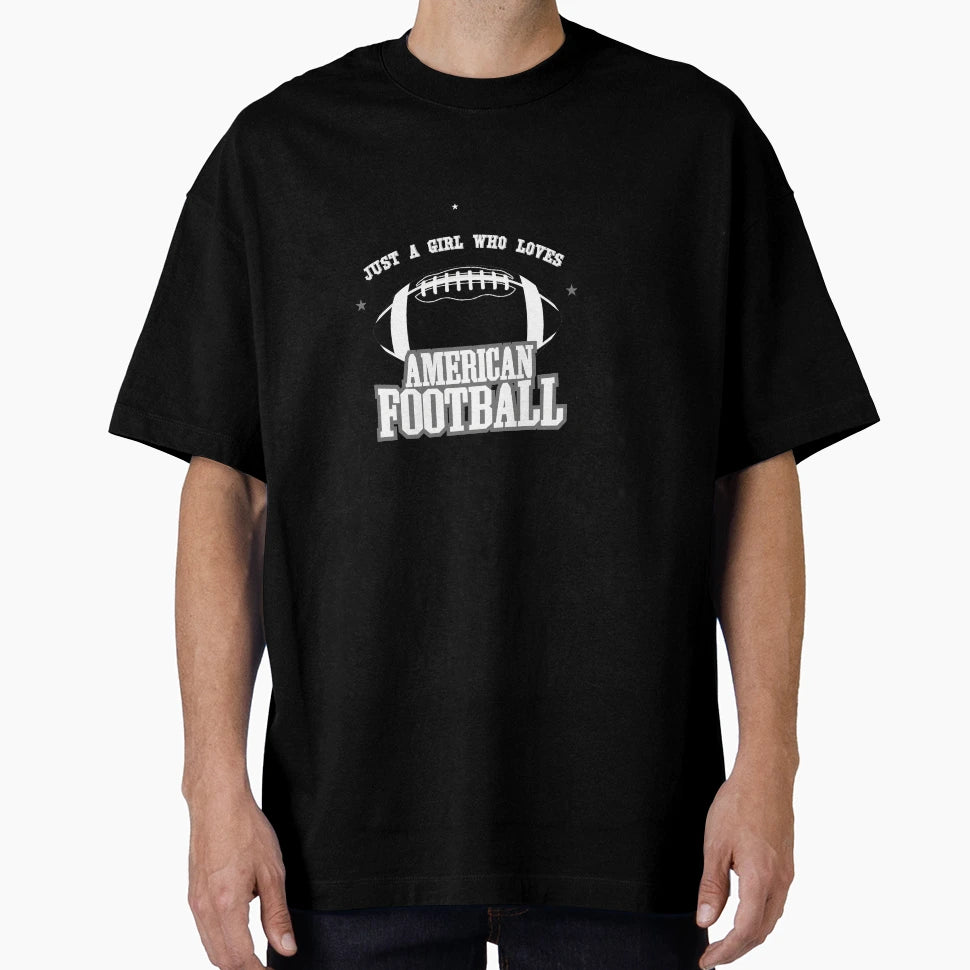 Just Who Loves Football T-Shirt - Trendy Graphic for Adults - T-Shirt, Sweatshirt, Hoodie