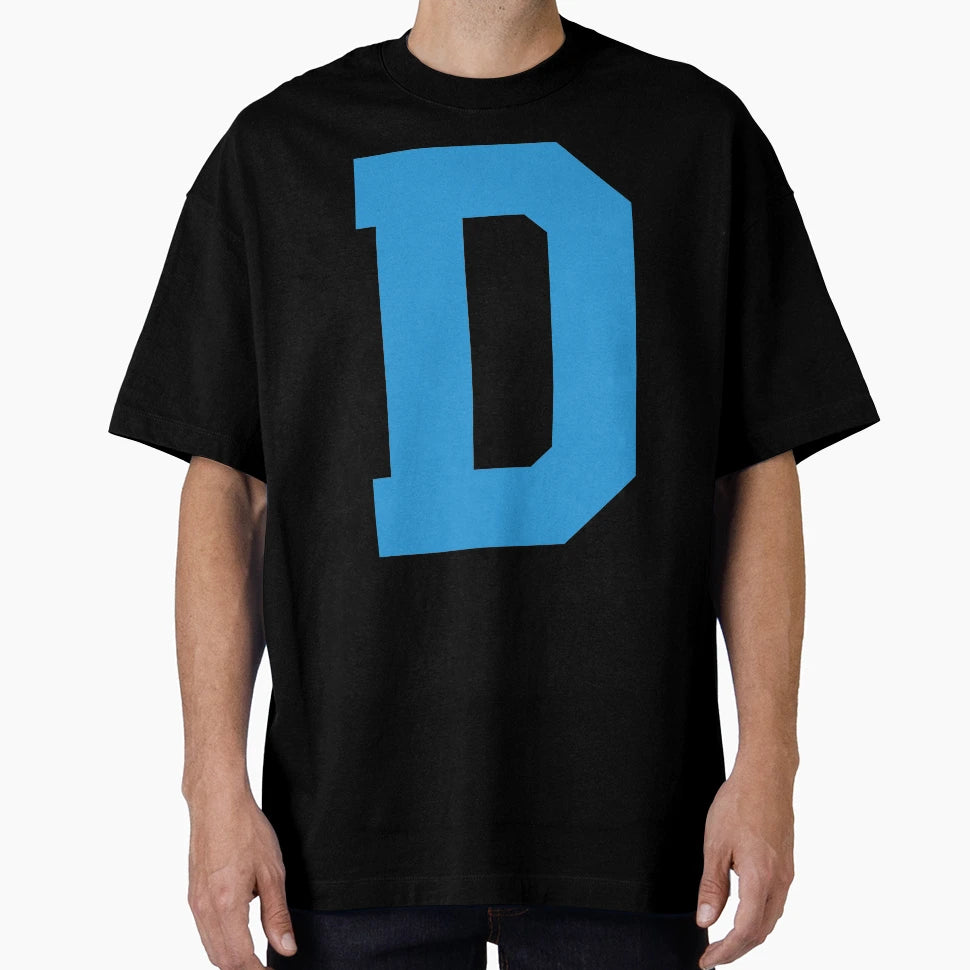 Alphabet Blue D Sports Letter D T-Shirt - Graphic Print Unisex - T-Shirt, Sweatshirt, Hoodie