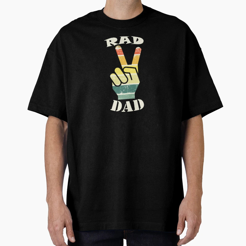 Rad Dad Funny Dad Joke T-Shirt - Graphic Print Men Women - T-Shirt, Sweatshirt, Hoodie