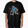 Cartoon Character Playing Football T-Shirt - Novelty Apparel Men Women - T-Shirt, Sweatshirt, Hoodie