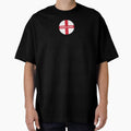 England Flag Roundel with Text (On Blue) by STUDIO-72 - Adult & Kids T-Shirts, Sweatshirts & Hoodies apparel design preview 1