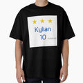 Kylian 10 Football Total White Blue T-Shirt - Fun Novelty Design Unisex - T-Shirt, Sweatshirt, Hoodie