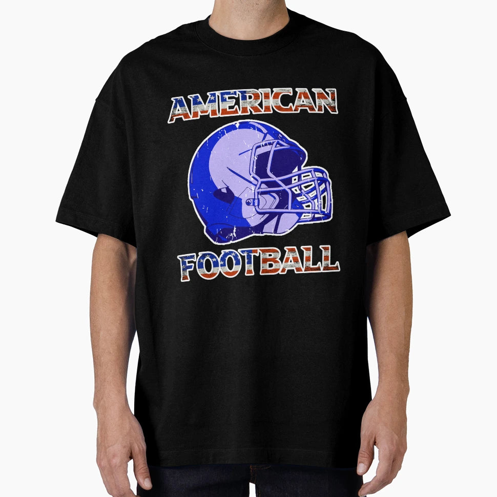 American Football Usa America Sports T-Shirt - Custom Art Print Men Women - T-Shirt, Sweatshirt, Hoodie