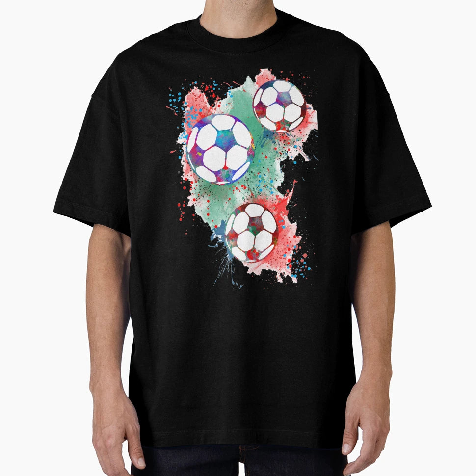Soccer Ball T-Shirt - Graphic Print Unisex - T-Shirt, Sweatshirt, Hoodie