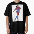 Ronaldinho Barcelona T-Shirt - Minimalist Print Unisex - T-Shirt, Sweatshirt, Hoodie