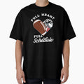 Football Cheerleading Heart Sports T-Shirt - Minimalist Print for Adults - T-Shirt, Sweatshirt, Hoodie