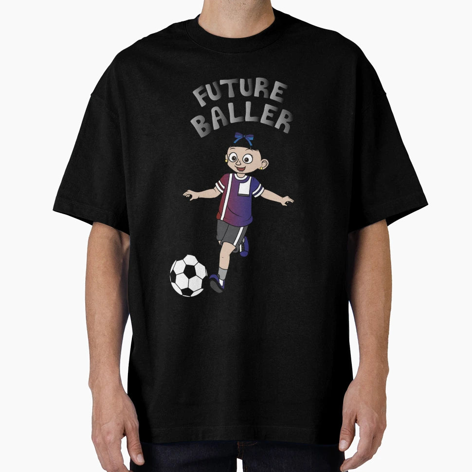 Future Baller Black Hair T-Shirt - Trendy Graphic Men Women - T-Shirt, Sweatshirt, Hoodie