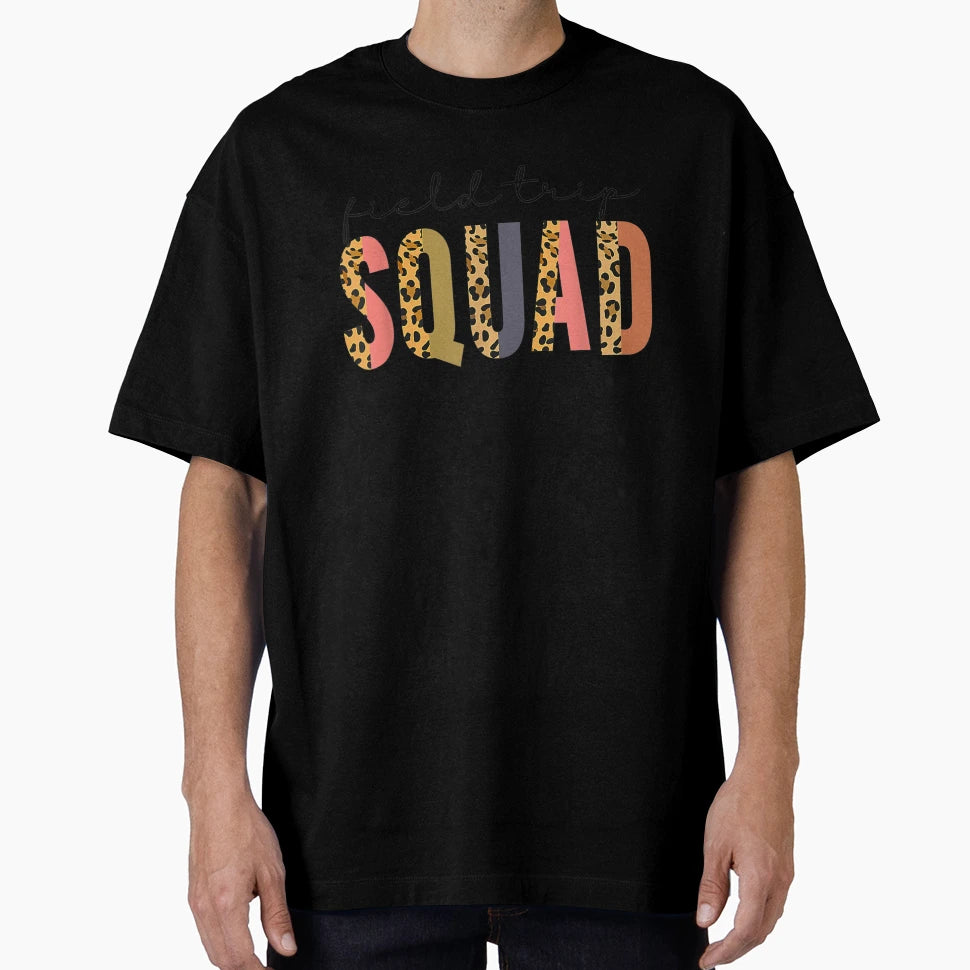 Field Trip Squad Leopard Field Day T-Shirt - Unique Graphic Men Women - T-Shirt, Sweatshirt, Hoodie