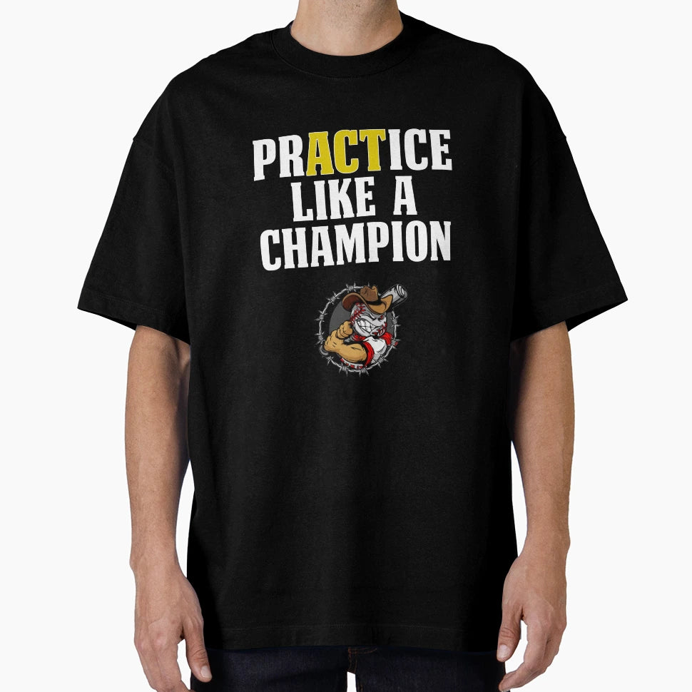 Awesome Baseball Practice Like T-Shirt - Aesthetic Graphic Men Women - T-Shirt, Sweatshirt, Hoodie