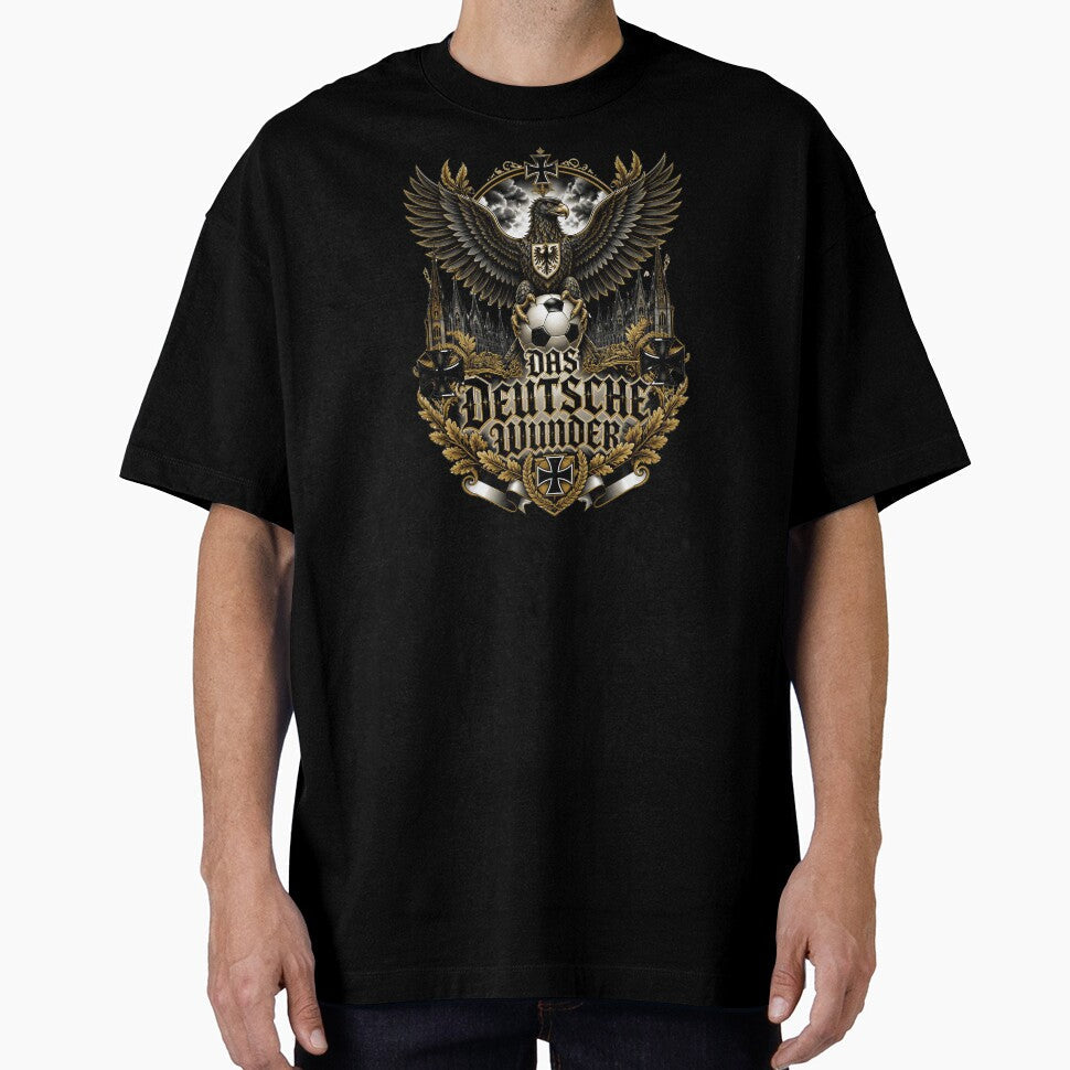 Germany Soccer Eagle Das Deutsche Wunder Vintage - Adult & Kids T-Shirts, Sweatshirts & Hoodies apparel design preview 1