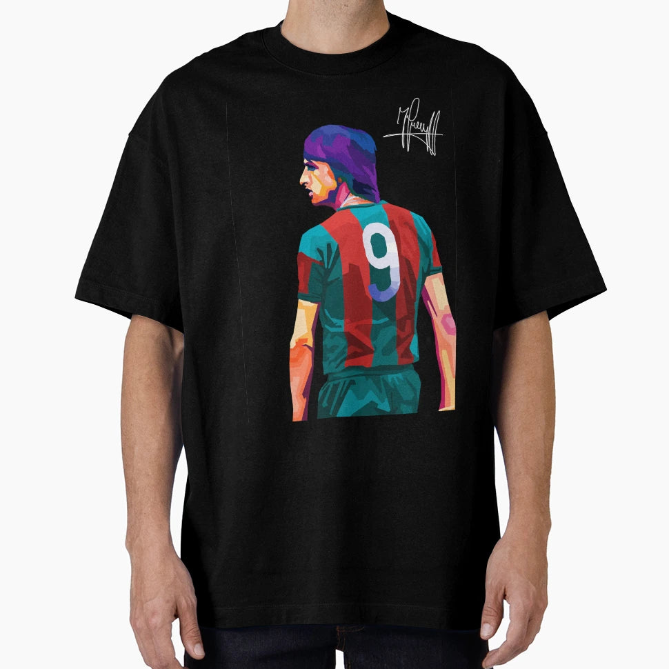 Johan Cruyff Pop Art T-Shirt - Minimalist Print Men Women - T-Shirt, Sweatshirt, Hoodie