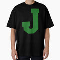 Alphabet Green J Sports Letter J T-Shirt - Casual Everyday Wear Men Women - T-Shirt, Sweatshirt, Hoodie