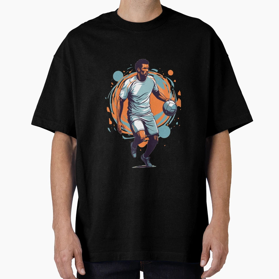 Handball Player Streetwear Iconic T-Shirt - Custom Art Print Unisex - T-Shirt, Sweatshirt, Hoodie