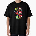 Ho Ho Ho Football T-Shirt - Minimalist Print Men Women - T-Shirt, Sweatshirt, Hoodie