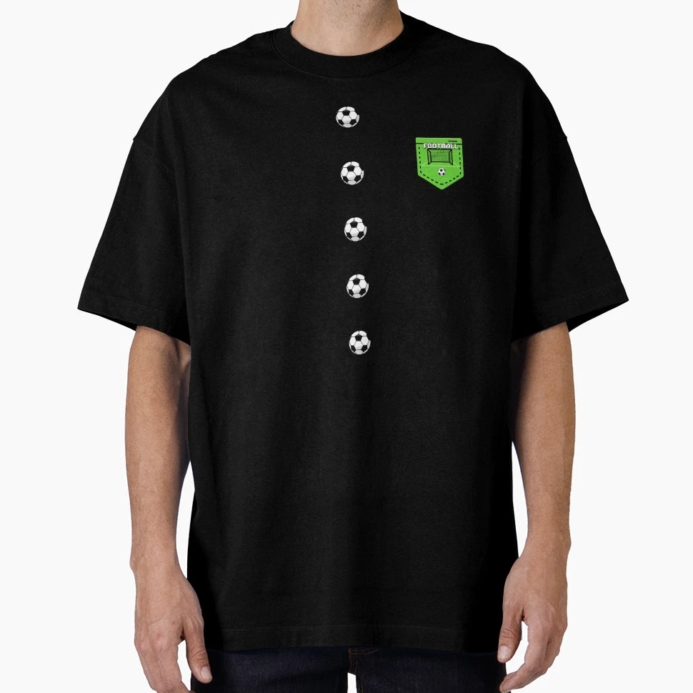 Football Pocket T-Shirt - Graphic Print for Adults - T-Shirt, Sweatshirt, Hoodie