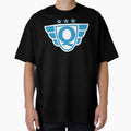 Superhero Letter Q Stars And Wings T-Shirt - Unique Graphic Men Women - T-Shirt, Sweatshirt, Hoodie