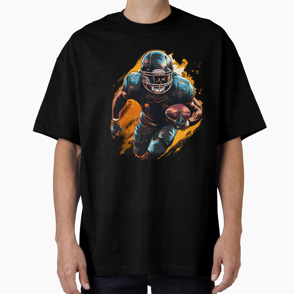 American Football Color Painting No 2 T-Shirt - Aesthetic Graphic Men Women - T-Shirt, Sweatshirt, Hoodie