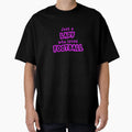 Just Lady Who Loves Football T-Shirt - Minimalist Print for Adults - T-Shirt, Sweatshirt, Hoodie