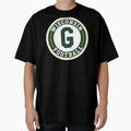 Wisconsin Football Round Badge T-Shirt - Trendy Graphic Men Women - T-Shirt, Sweatshirt, Hoodie