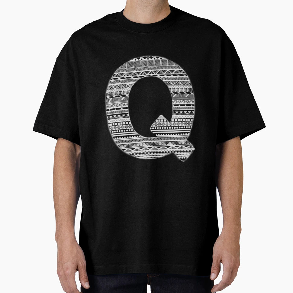 Letter T-Shirt - Minimalist Print for Adults - T-Shirt, Sweatshirt, Hoodie