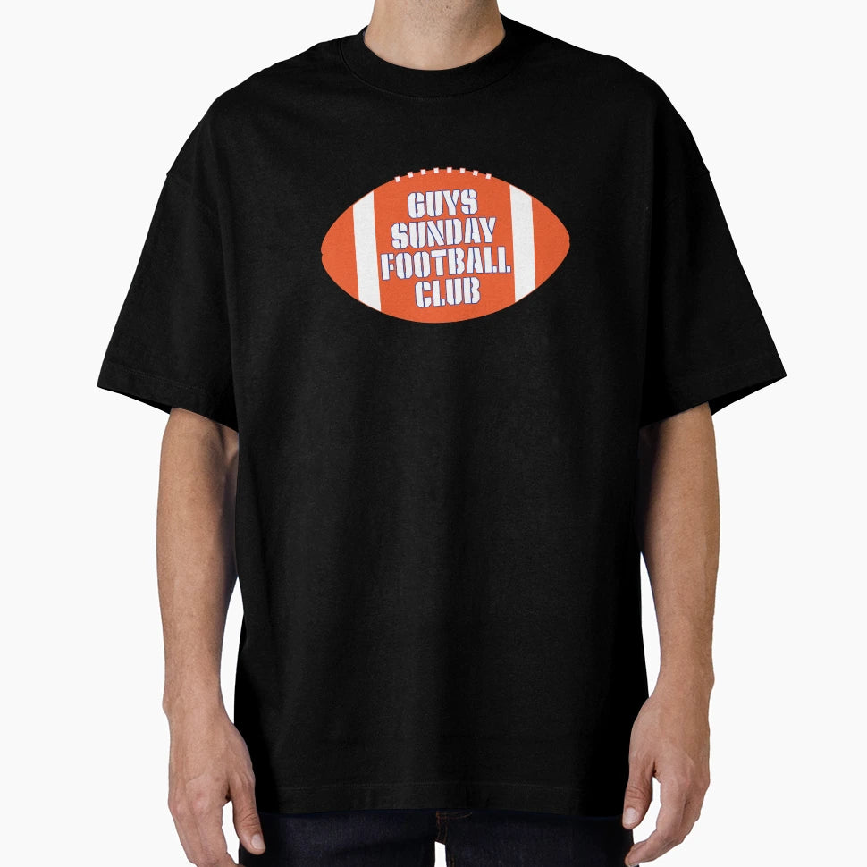 Guys Sunday Football Club T-Shirt - Aesthetic Graphic for Adults - T-Shirt, Sweatshirt, Hoodie