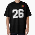 Portugal Soccer Number 26 Vintage Sports Fan by - Adult & Kids T-Shirts, Sweatshirts & Hoodies apparel design preview 1