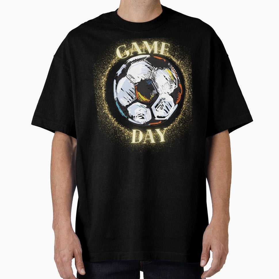 Game Day Football T-Shirt - Minimalist Print for Adults - T-Shirt, Sweatshirt, Hoodie