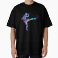Soccer Player Volley Shot Watercolor T-Shirt - Aesthetic Graphic Men Women - T-Shirt, Sweatshirt, Hoodie