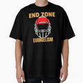 End Zone Evangelism Red Football Helmet T-Shirt - Unique Graphic Men Women - T-Shirt, Sweatshirt, Hoodie