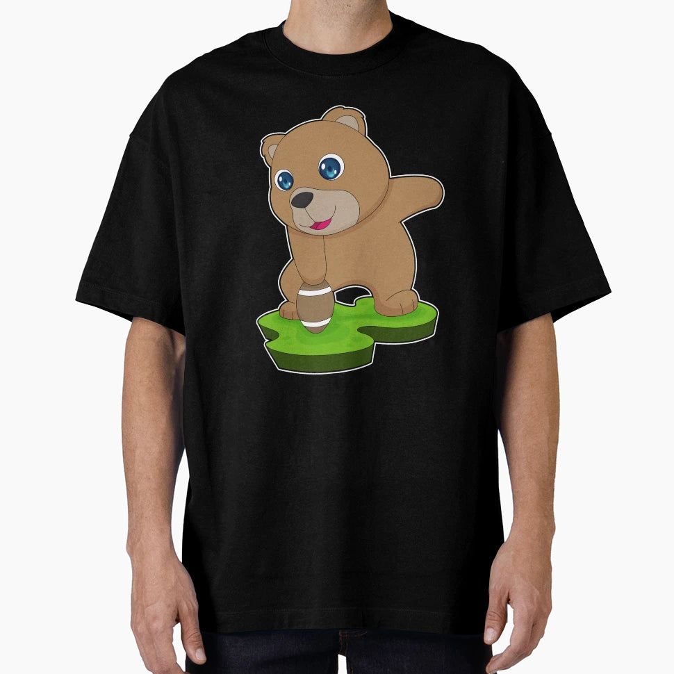 Bear American Football Sports T-Shirt - Streetwear Style for Adults - T-Shirt, Sweatshirt, Hoodie