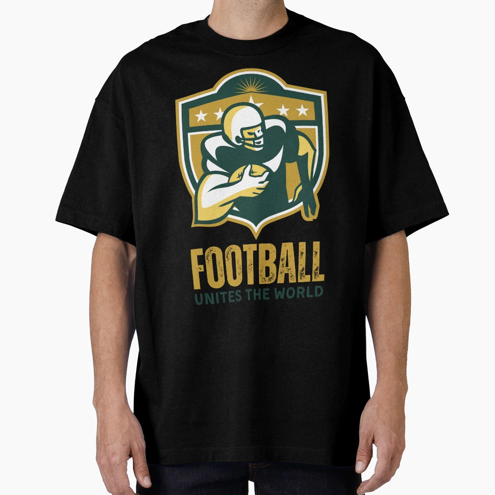 Football Unites World T-Shirt - Minimalist Print Unisex - T-Shirt, Sweatshirt, Hoodie