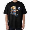 Dreamy Dribbler Whimsical Dog Playing T-Shirt - Graphic Print Unisex - T-Shirt, Sweatshirt, Hoodie