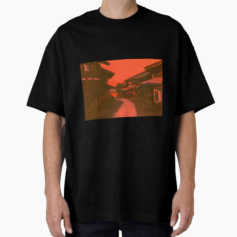 Aesthetic Anime Scenery by LewisRichie - Adult & Kids T-Shirts, Sweatshirts & Hoodies apparel design preview 1