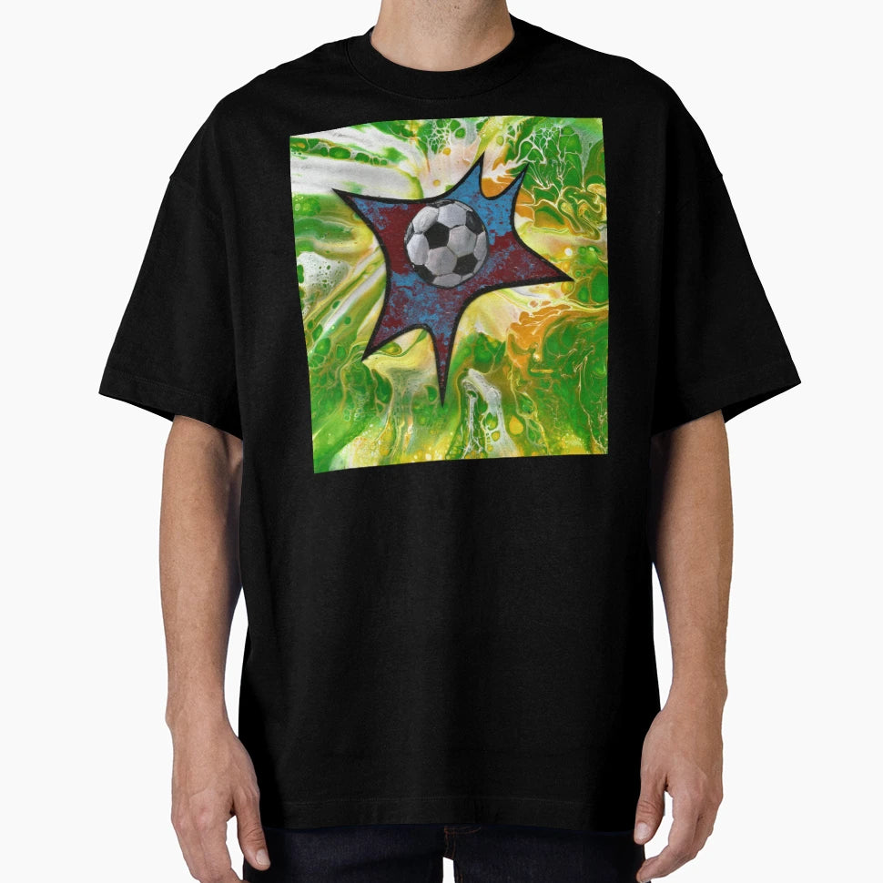 Football Pop Art 1 T-Shirt - Streetwear Style for Adults - T-Shirt, Sweatshirt, Hoodie