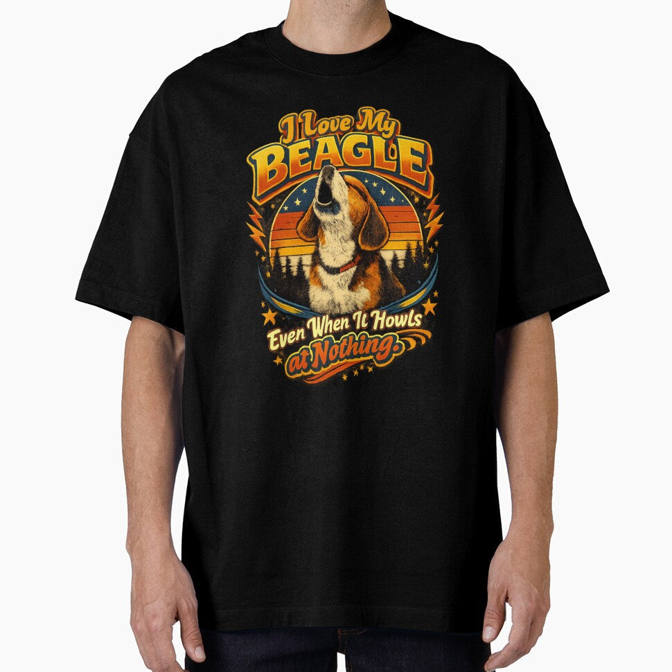 I Love My Beagle by RickE - Adult & Kids T-Shirts, Sweatshirts & Hoodies apparel design preview 1