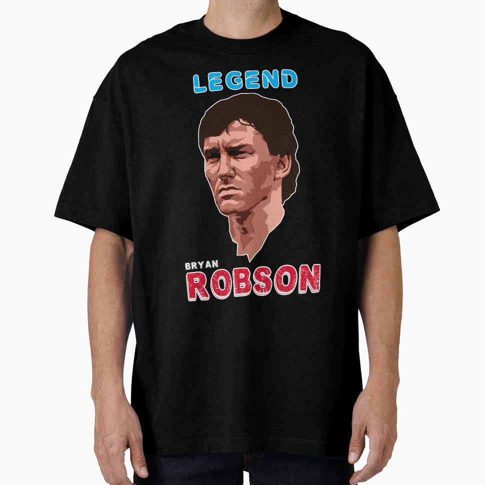 Bryan Robson Football Legend T-Shirt - Streetwear Style Unisex - T-Shirt, Sweatshirt, Hoodie