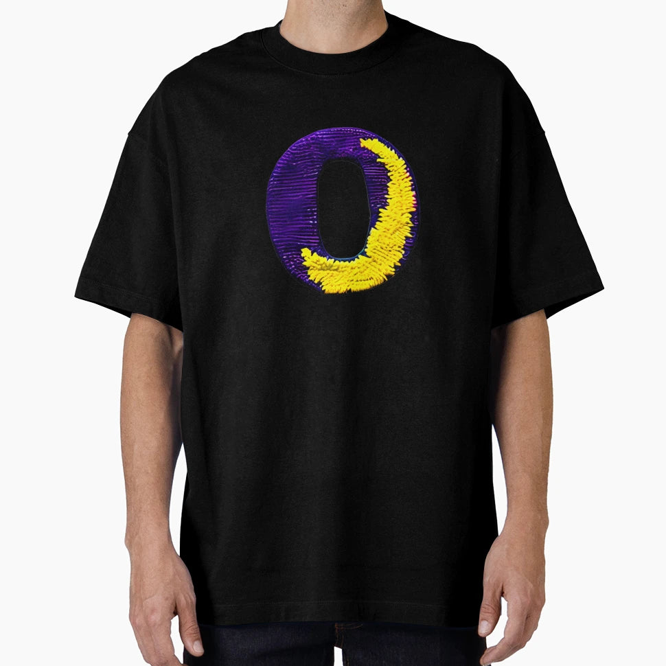 Letter O Monogram Typography Collage T-Shirt - Trendy Graphic for Adults - T-Shirt, Sweatshirt, Hoodie