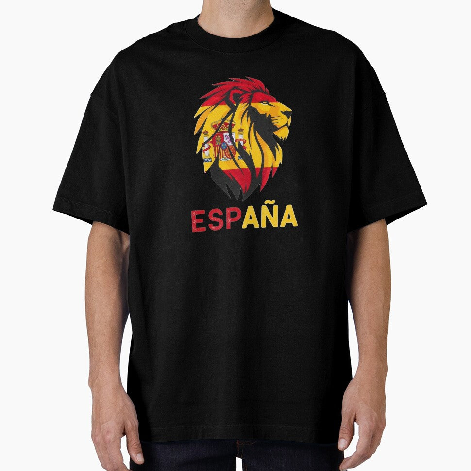 Spain Soccer Lion of España by Majorprint - Adult & Kids T-Shirts, Sweatshirts & Hoodies apparel design preview 1