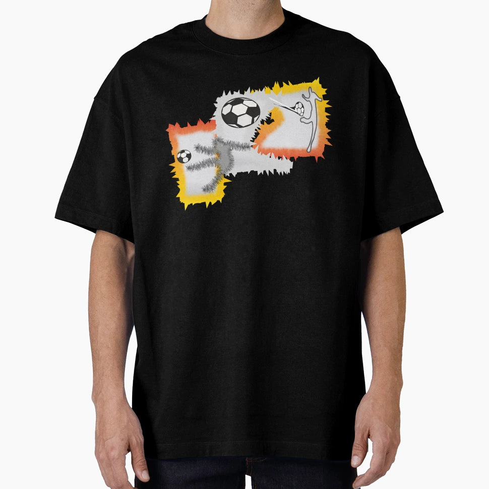 Football Player Football Footballer T-Shirt - Streetwear Style for Adults - T-Shirt, Sweatshirt, Hoodie