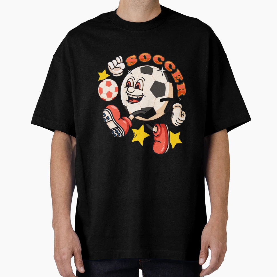 Soccer Soccer Mascot Character T-Shirt - Unique Graphic Men Women - T-Shirt, Sweatshirt, Hoodie