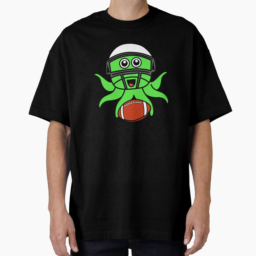 Octopia Art American Football Drawing T-Shirt - Novelty Apparel for Adults - T-Shirt, Sweatshirt, Hoodie