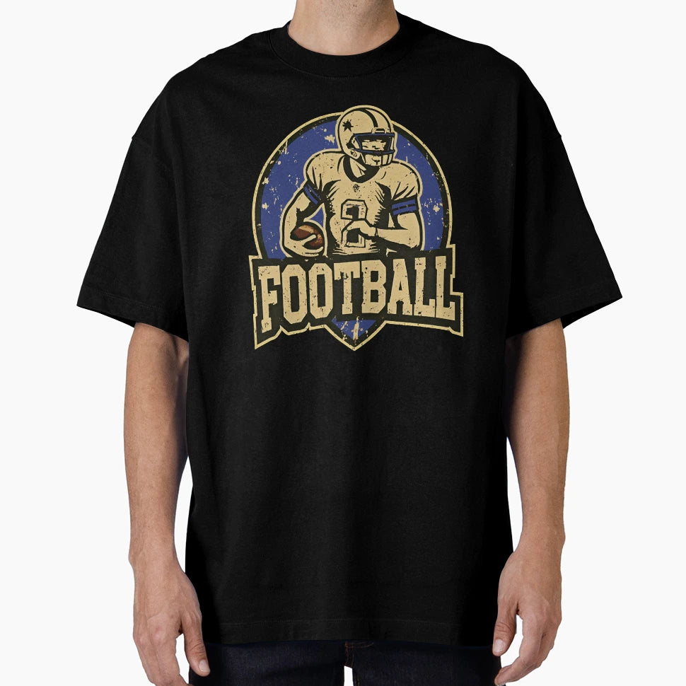 Football Sports Logo T-Shirt - Graphic Print Unisex - T-Shirt, Sweatshirt, Hoodie