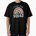 Boho Rainbow Field Day Squad Teacher Last T-Shirt - Unique Graphic Unisex - T-Shirt, Sweatshirt, Hoodie