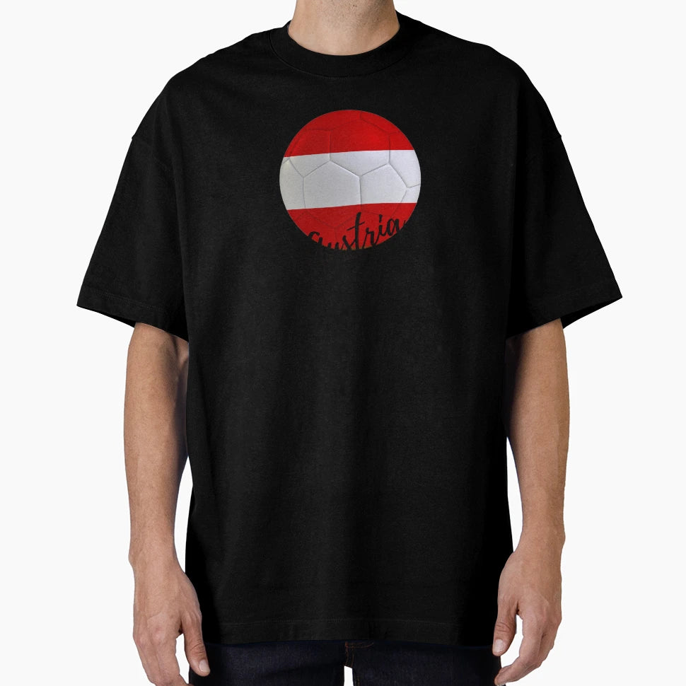 Austria Football T-Shirt - Minimalist Print Men Women - T-Shirt, Sweatshirt, Hoodie
