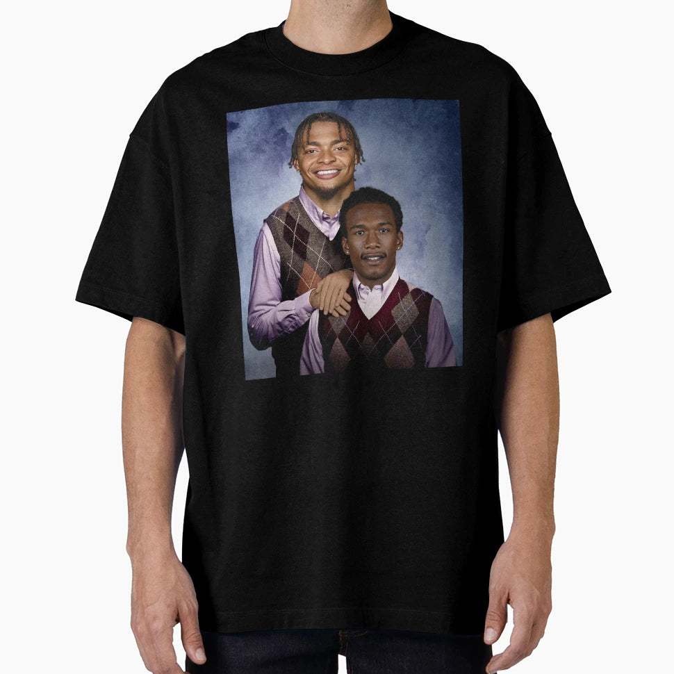 Justin Fields Garrett Wilson Football T-Shirt - Streetwear Style Unisex - T-Shirt, Sweatshirt, Hoodie