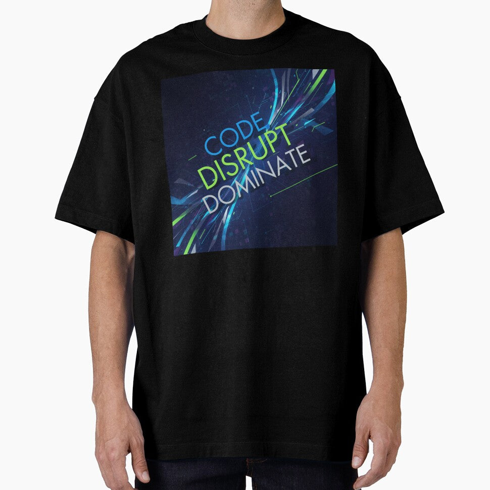 Code.Disrupt.Dominate by MaciejErdon - Adult & Kids T-Shirts, Sweatshirts & Hoodies apparel design preview 1