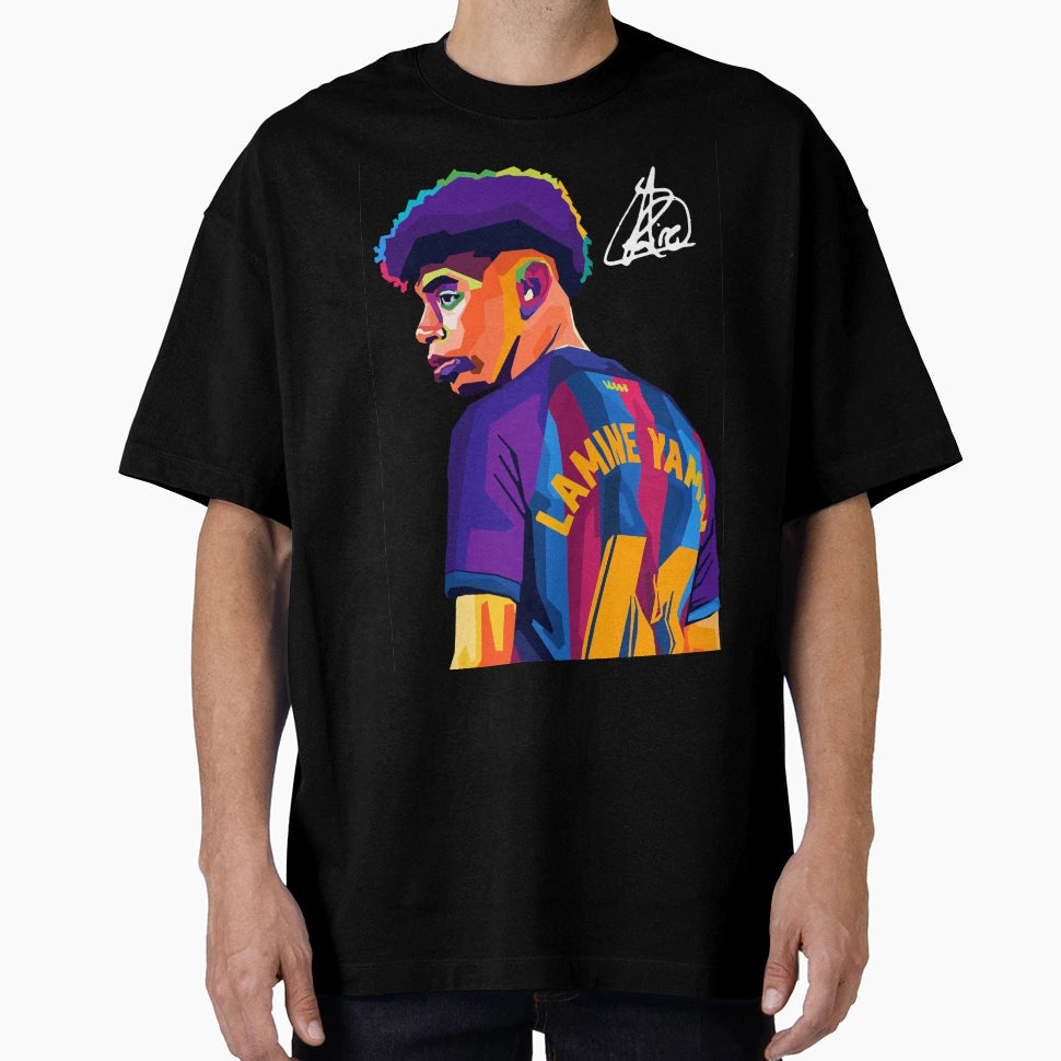 Lamine Yamal Pop Art T-Shirt - Casual Everyday Wear Men Women - T-Shirt, Sweatshirt, Hoodie