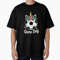 Unicorn Soccer Ball Football Player T-Shirt - Trendy Graphic Men Women - T-Shirt, Sweatshirt, Hoodie