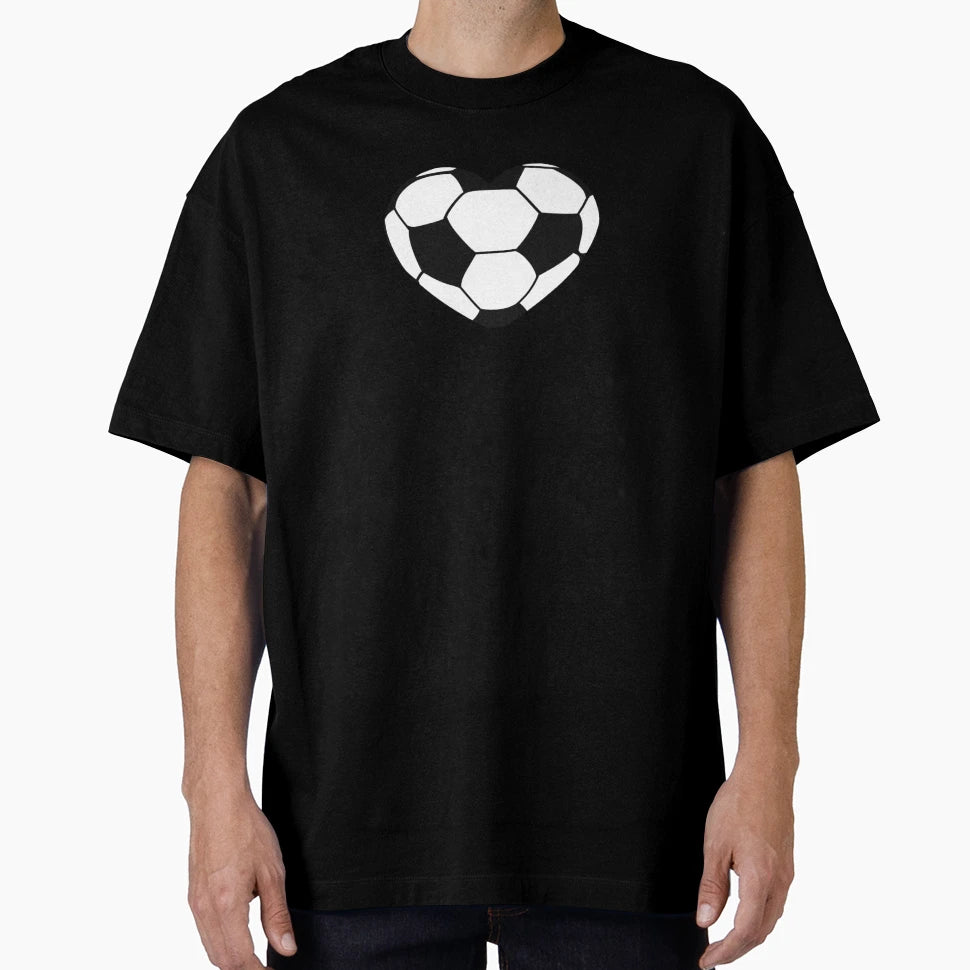 Football Soccer Love T-Shirt - Casual Everyday Wear for Adults - T-Shirt, Sweatshirt, Hoodie