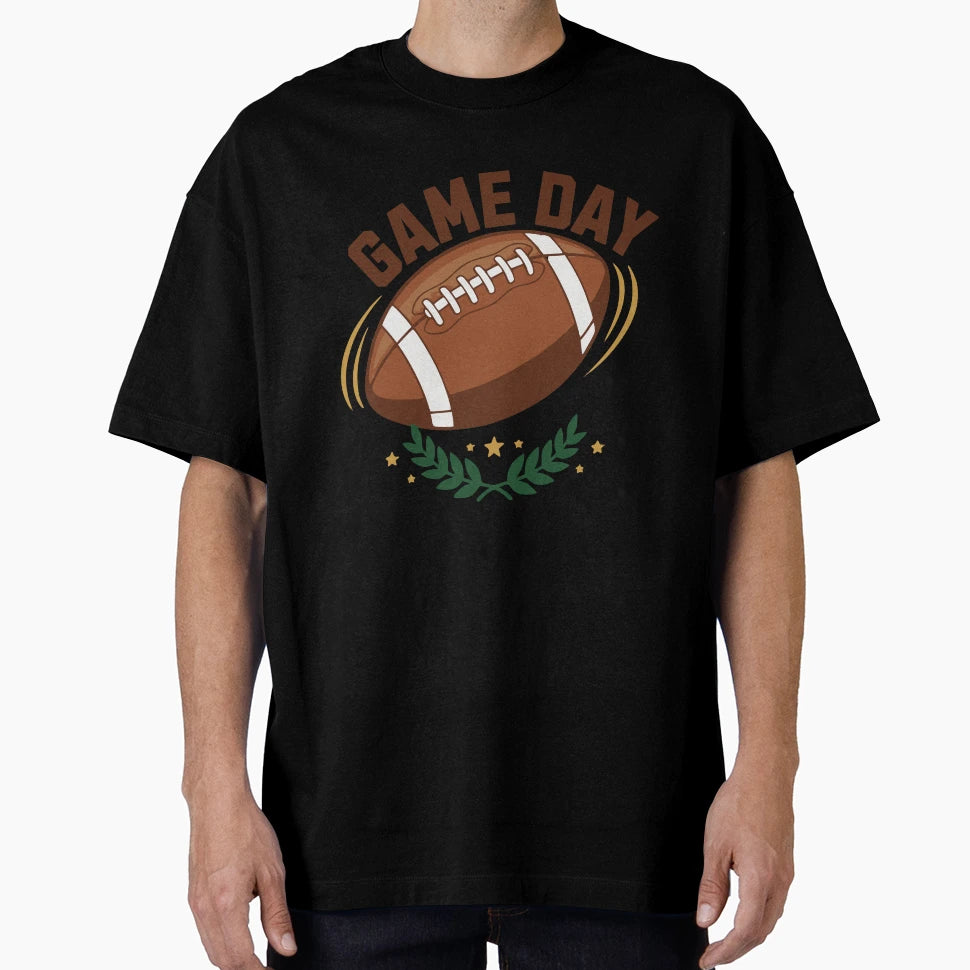 Game Day American Football Sports Fan T-Shirt - Minimalist Print Men Women - T-Shirt, Sweatshirt, Hoodie